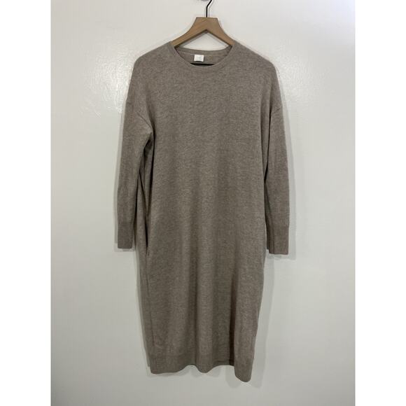C.T.Plage Sweater Dress 2XL Lagom Asiatic Racoon Wool Blend Minimal Lagenlook - Picture 1 of 13